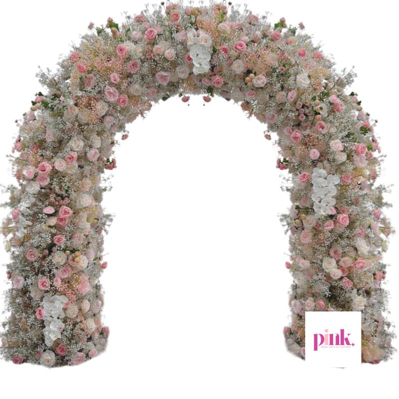Fleurs Roses Flower Arch